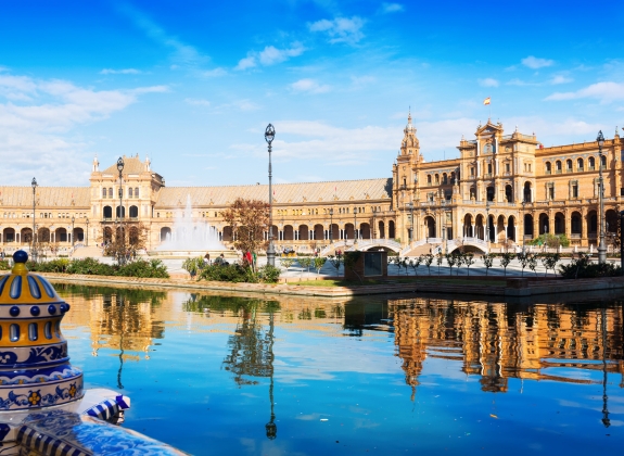 Seville-Plaza-de-Espana by rail with railbookers
