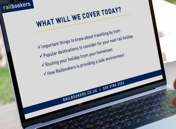 webinar details on computer screen for RBUK