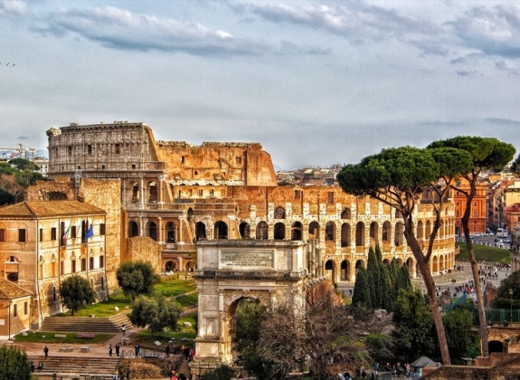 colosseum in rome, italy
