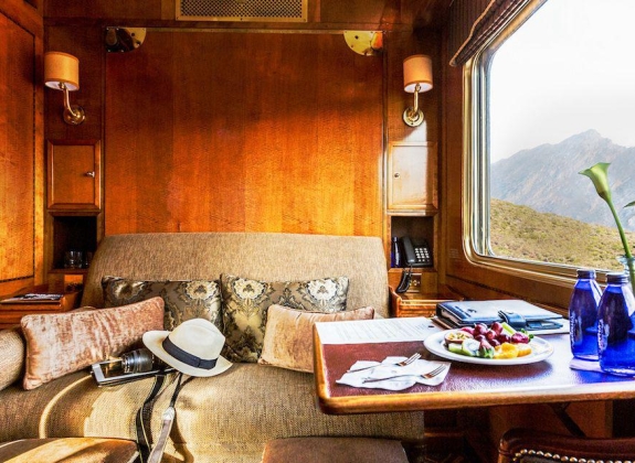 Luxury Suite onboard the Blue Train