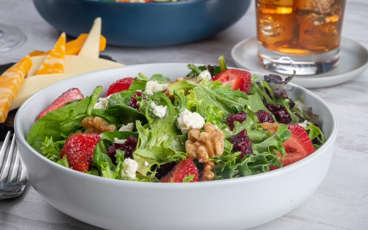 salad options onboard Amtrak trains