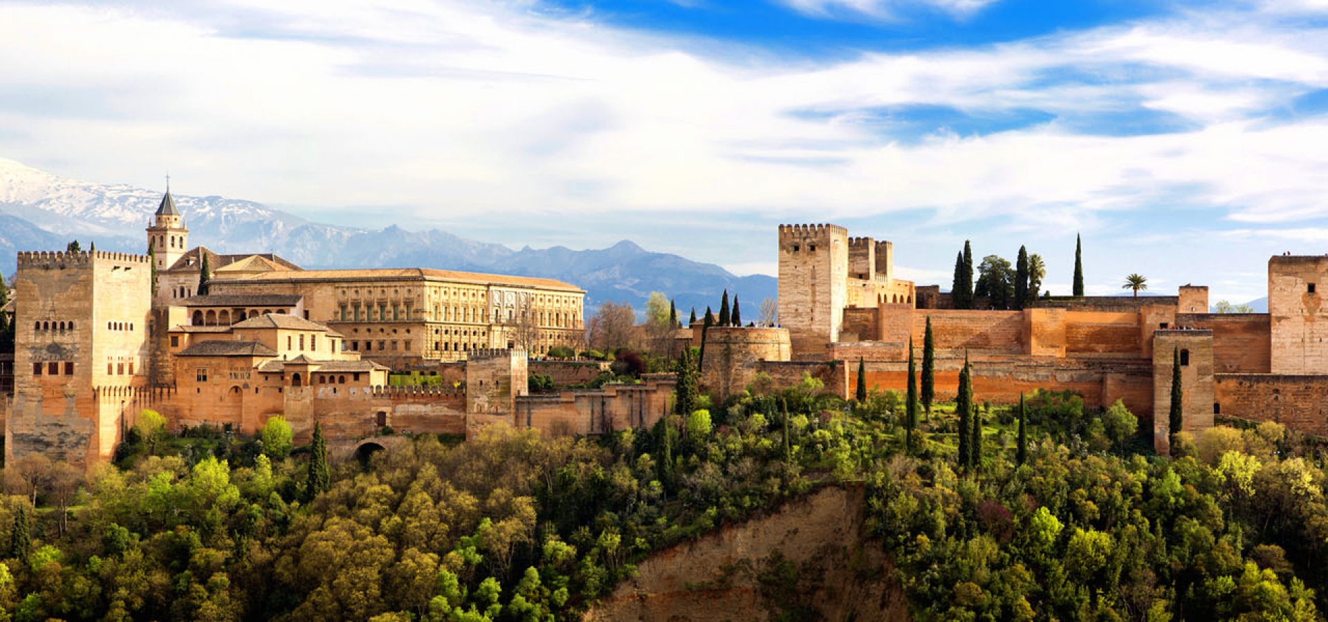 Granada Spain Alhambra 1800x600 Granada, Alhambra, Spain