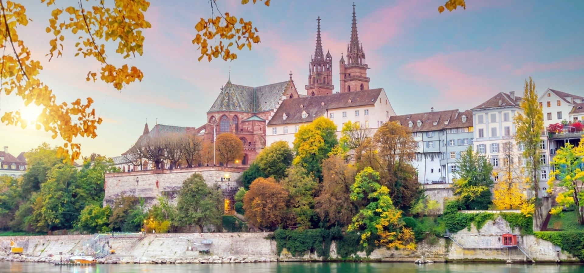 Old town Basel city skyline, city scape of  Switzerland in Europe