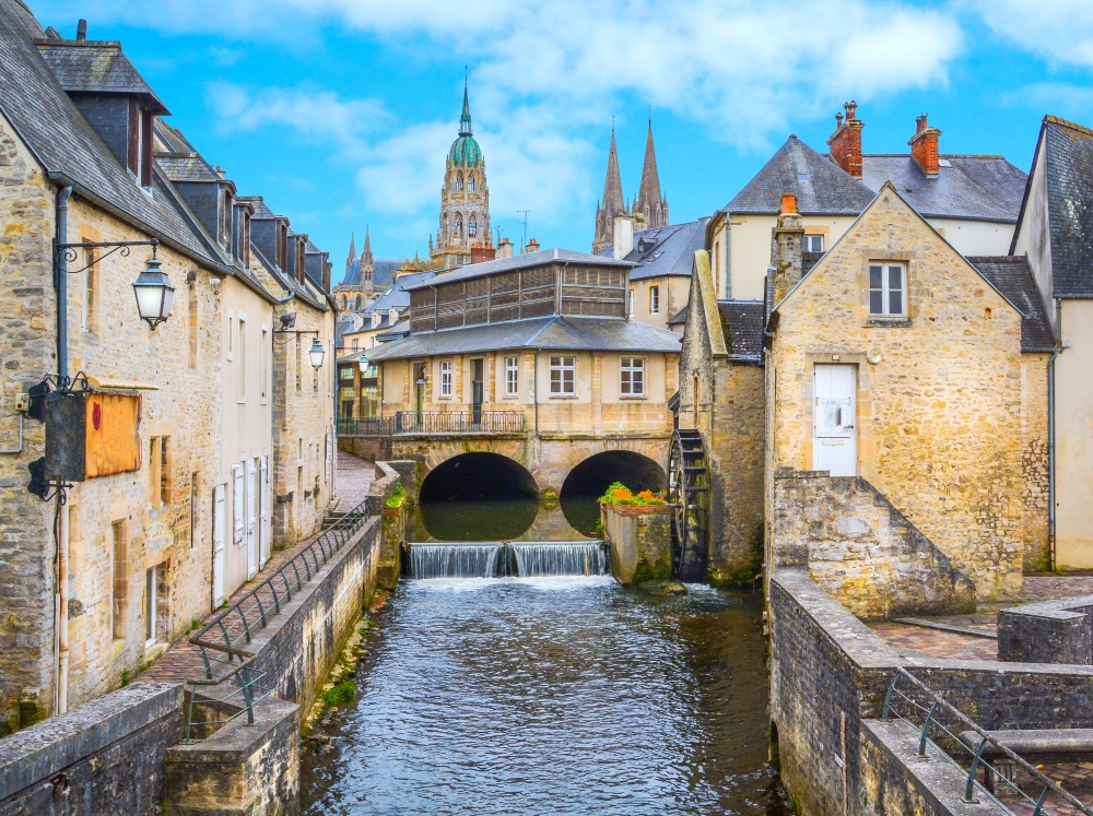 Scenic view in Bayeux, Normandy, France