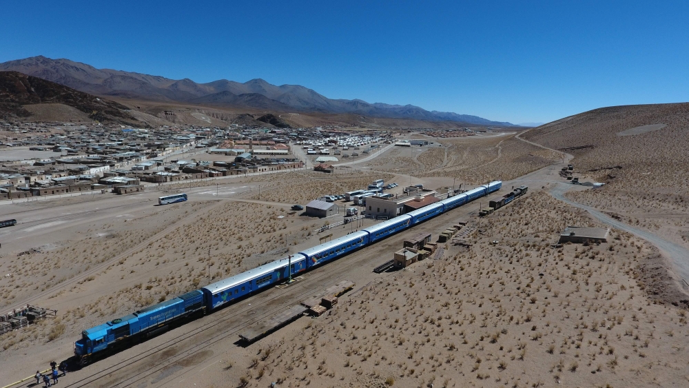 The tren a las nubes known as the train to the clouds in argentina
